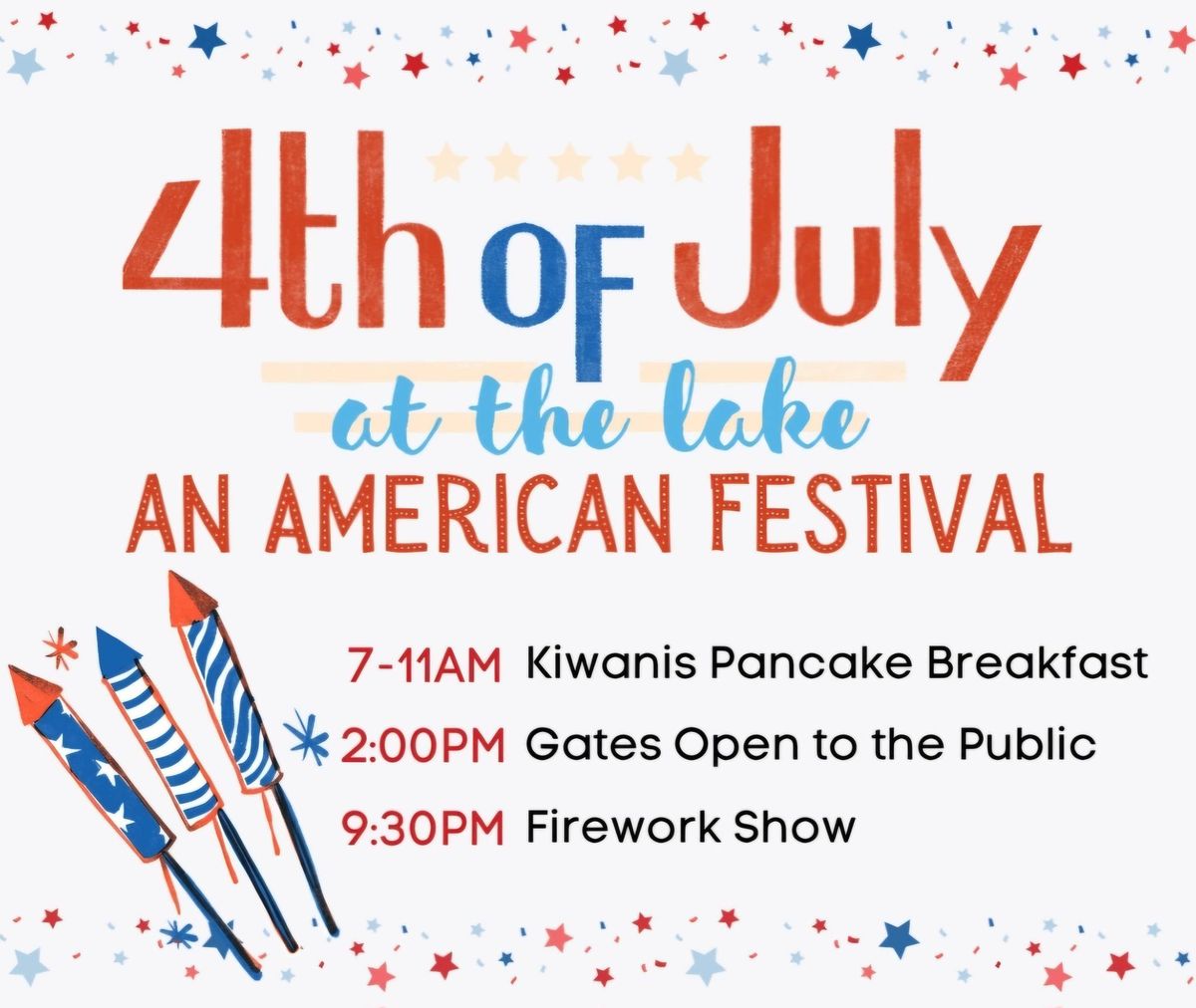 4th of July Celebration at Lodi Lake