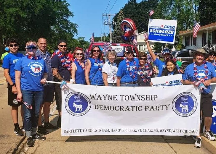 March with the Wayne Dems in the Carol Stream parade! Simkus