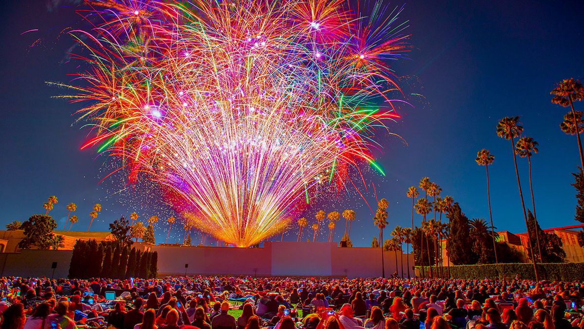 La La Land with Fireworks at Cinespia at Hollywood Forever Cemetery