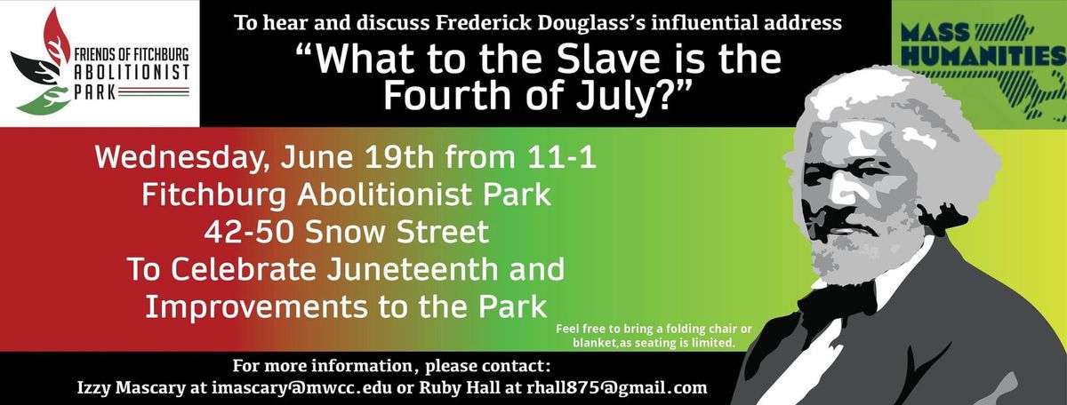 Frederick Douglass Reading “what To The Slave Is The Fourth Of July