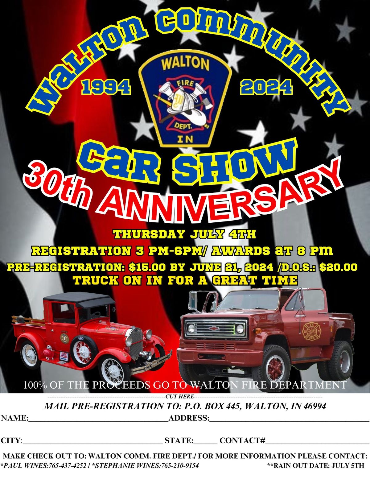 WCFD 30th Annual Car Show