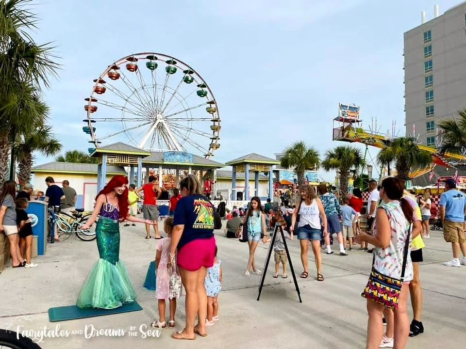 Carolina Beach Family Night Princess Visits Carolina Beach Boardwalk