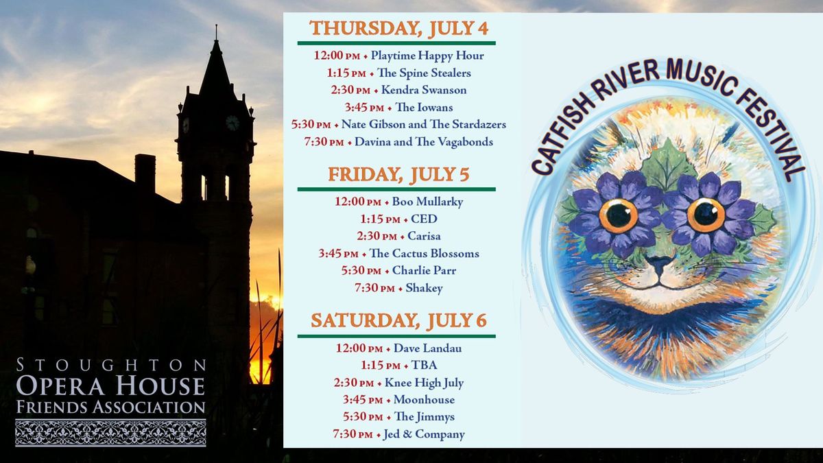 Catfish River Music Festival 2024 381 E Main St, Stoughton, WI