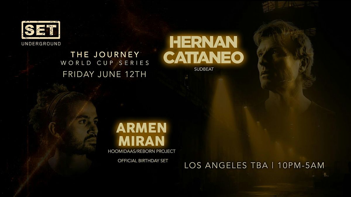 SET with HERNAN CATTANEO & ARMEN MIRAN, Warehouse Experience in LA