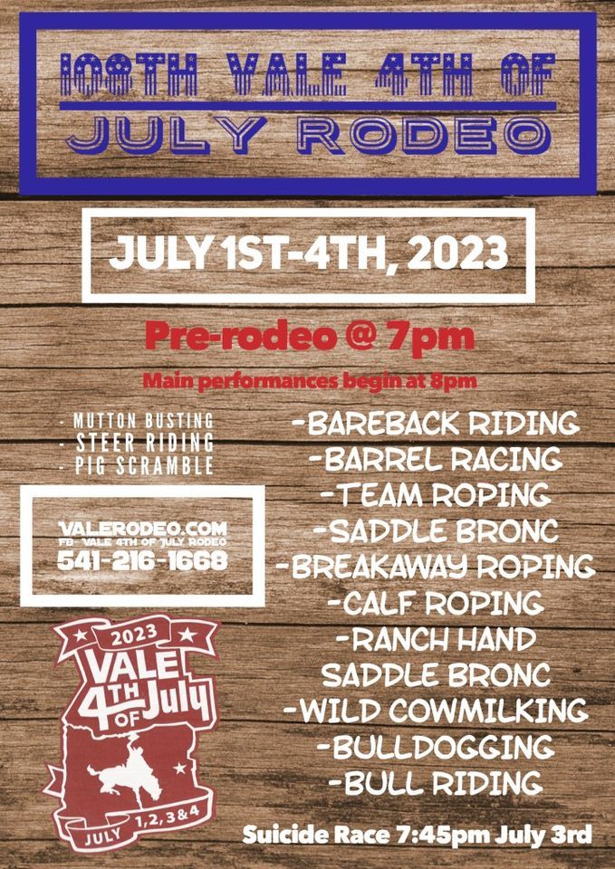 oregon fourth of july rodeo