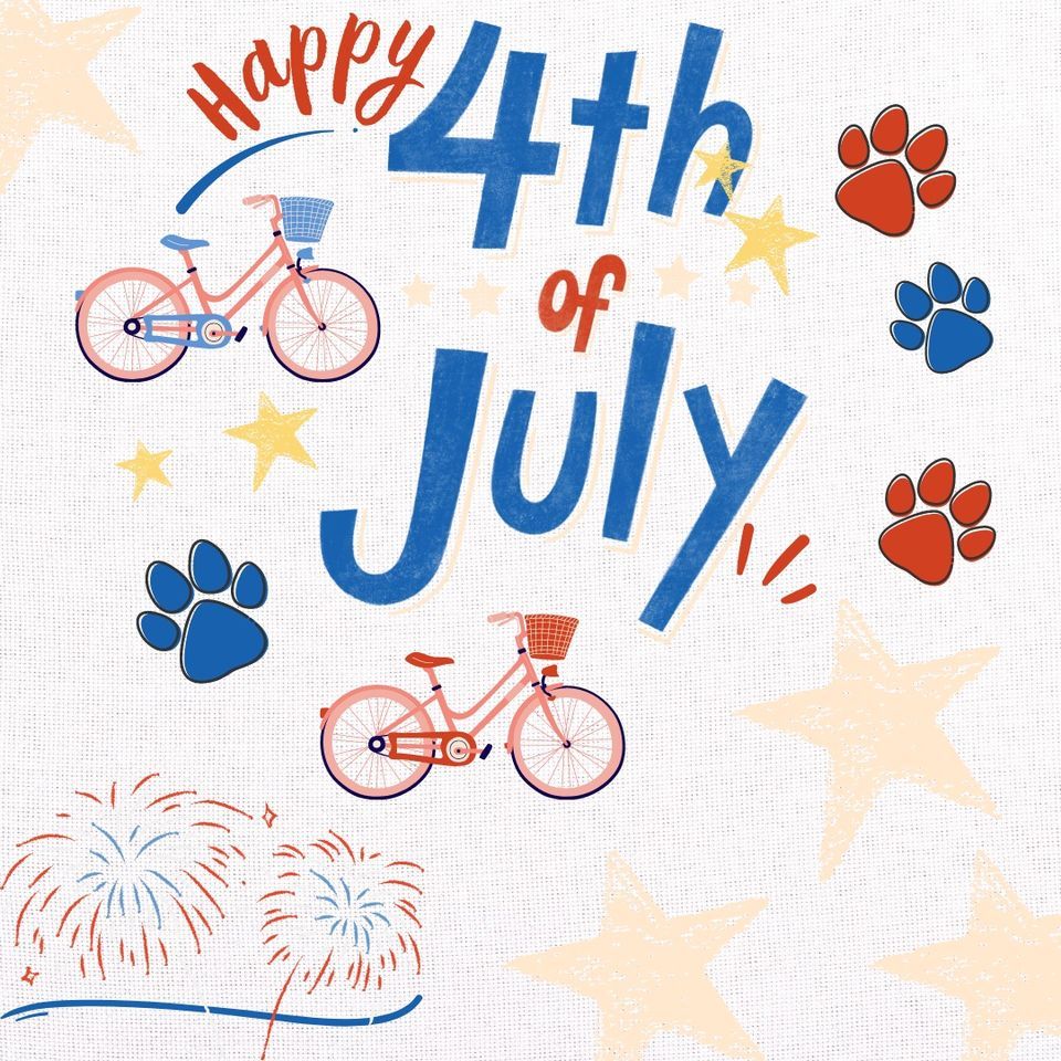 July 4th "Pedals & Paws" Parade! North Star Park, Madison, WI July